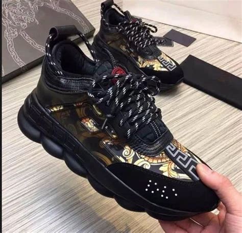 versace chain reaction black and yellow|More.